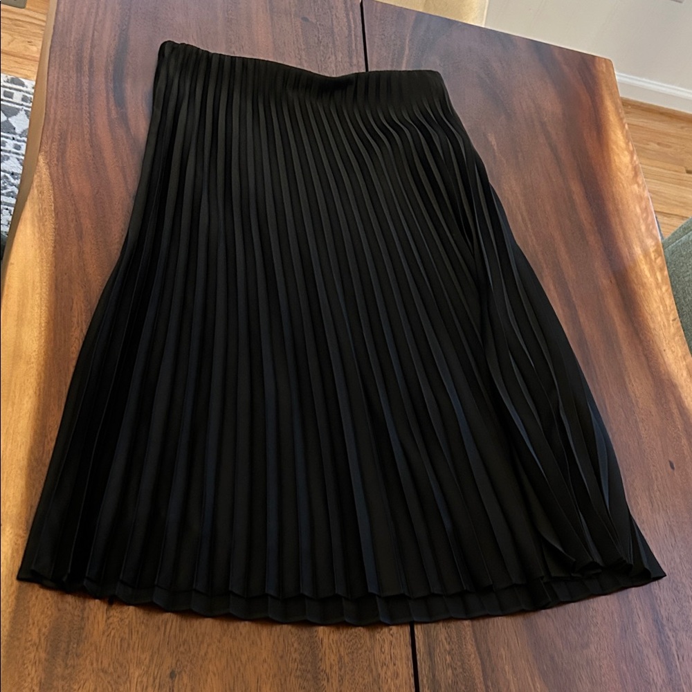 J. Crew Elegant Black Midi Skirt